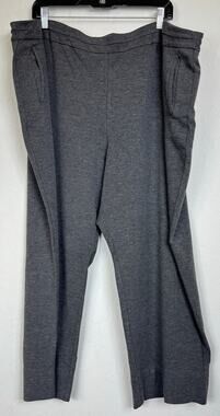 Cato Gray Pull On Cropped Pants Women's 26/28W